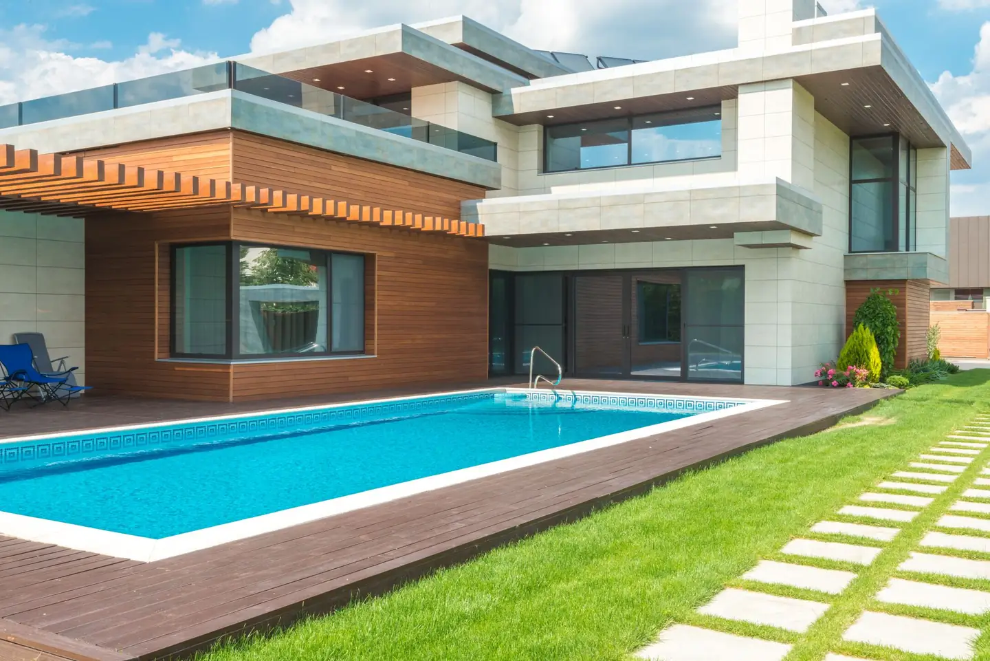 Swimming pool built in Craigie, NSW